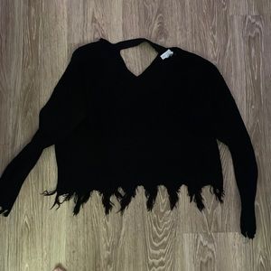 Black sweater size:large
